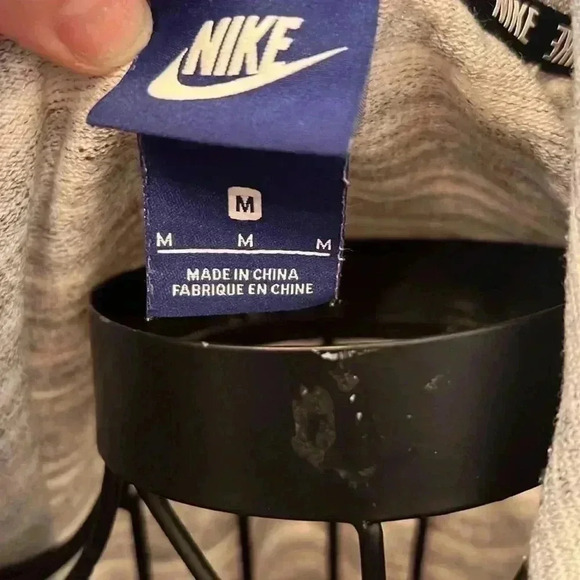 Nike Women's AV15 Knit Track Jacket in White/Gray-Sz M - Picture 5 of 8